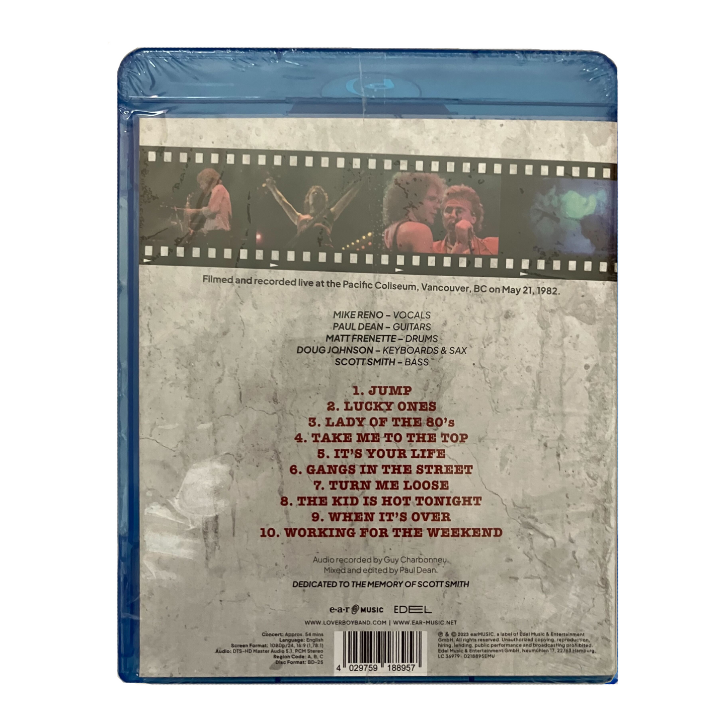 Live in '82 Blu-ray