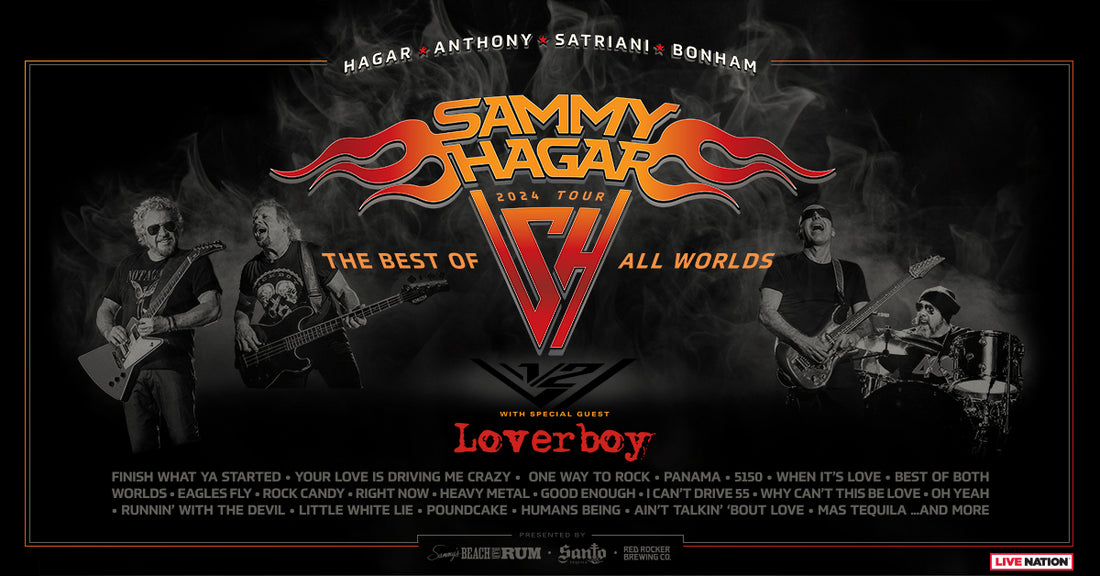LOVERBOY TO SUPPORT SAMMY HAGAR THE BEST OF ALL WORLDS SUMMER 2024 TOUR